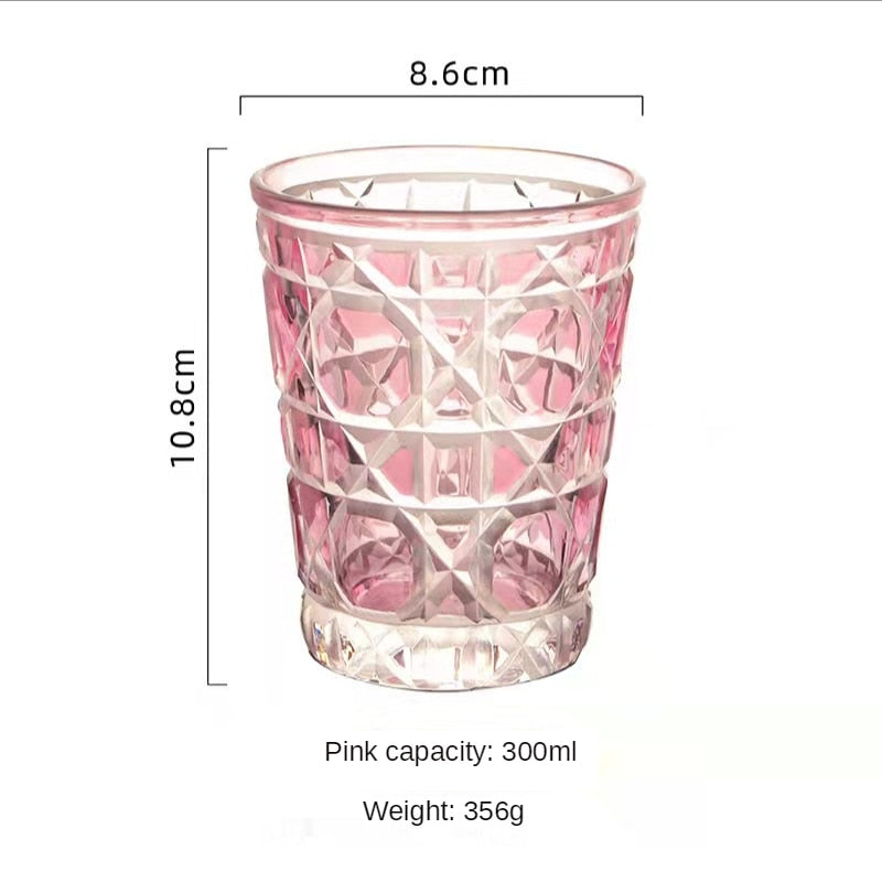 Luxury Crystal Glass for Whiskey, Cocktails, Water, Beer / Wine